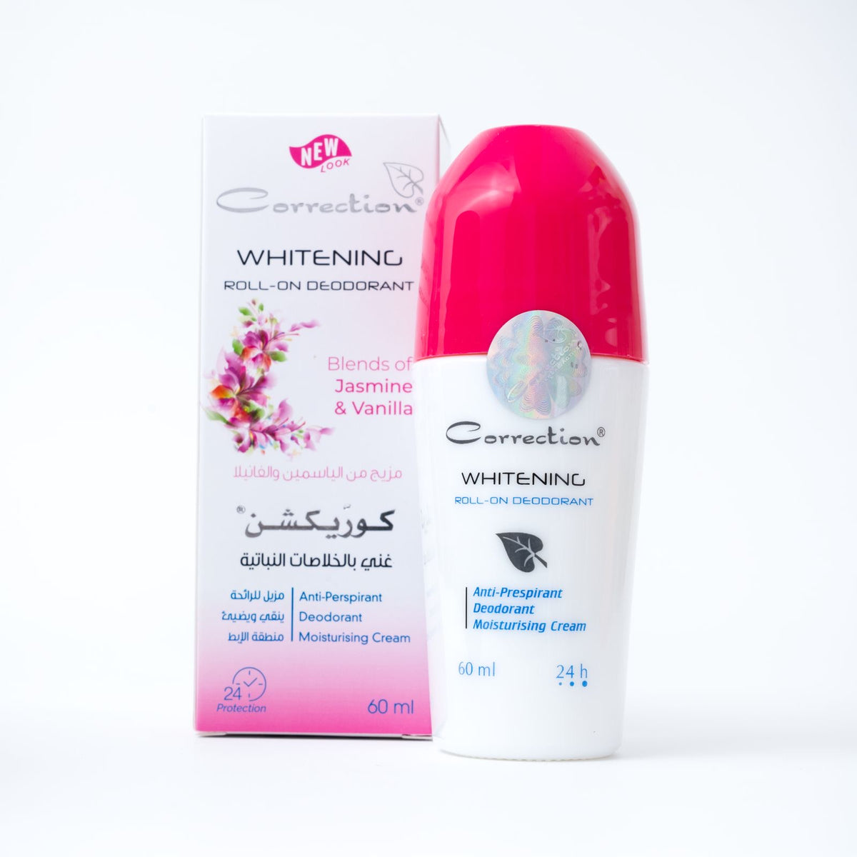 Correction Whitening Roll On Deodorant Blends Of Jasmine & Vanilla