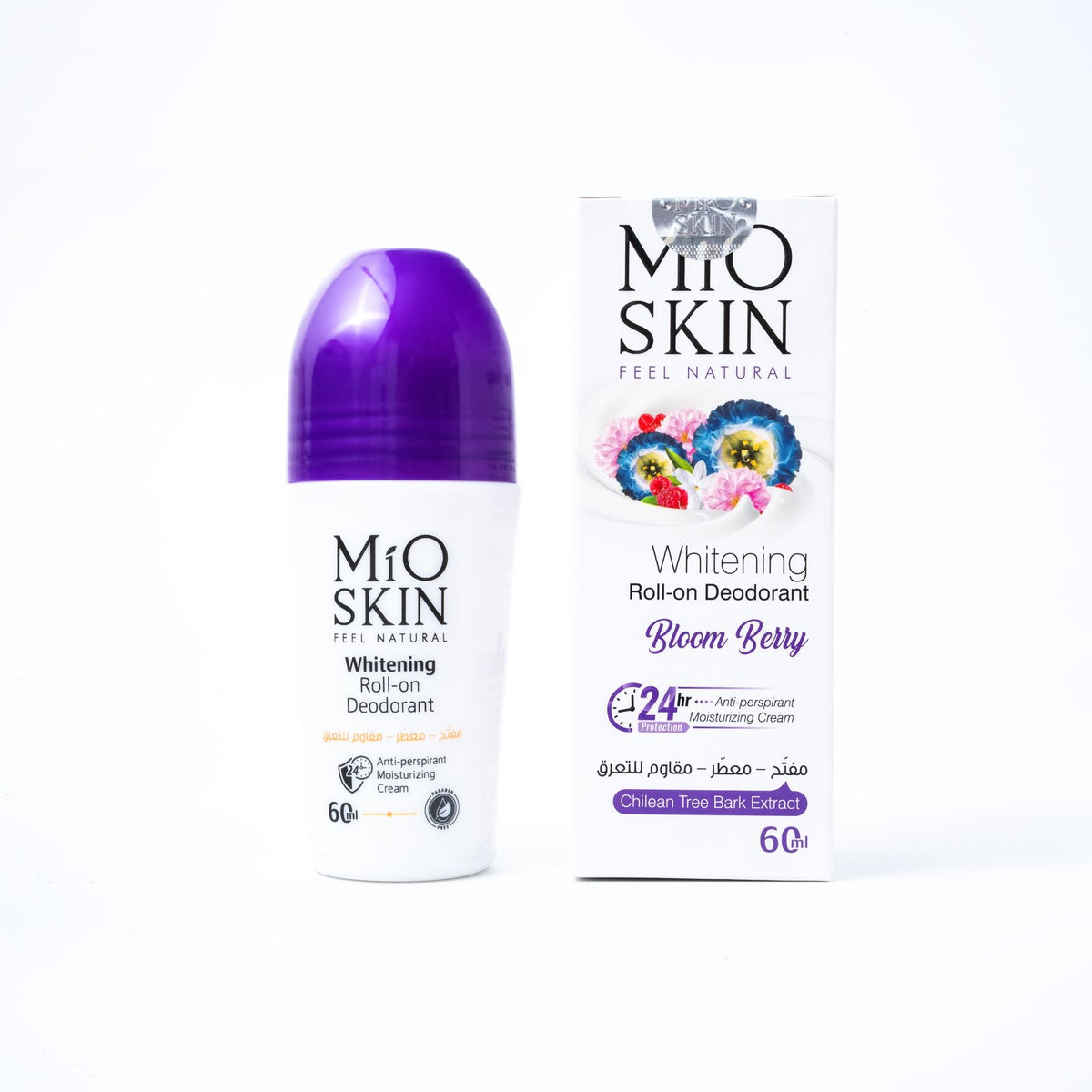 Mio Skin Whitening Roll On deodorant Bloom Berry