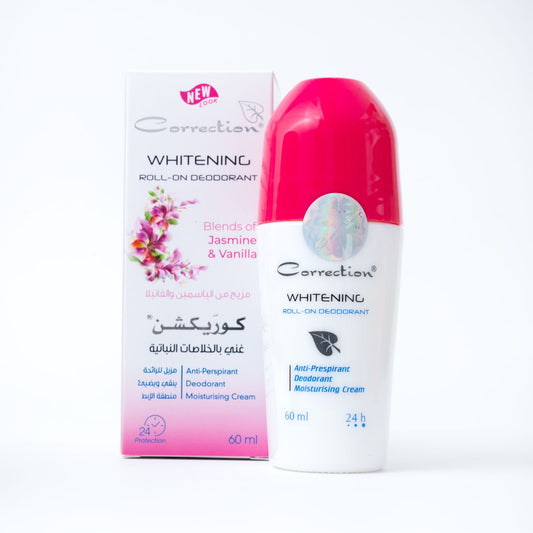 Correction Whitening Roll On Deodorant Blends Of Jasmine & Vanilla