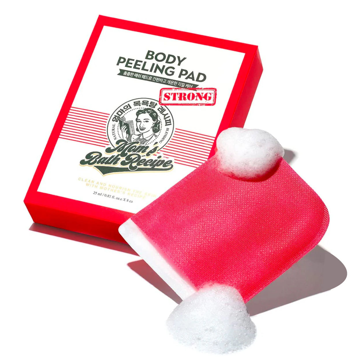 Mom’s Bath Recipe Body Peeling Pad Strong