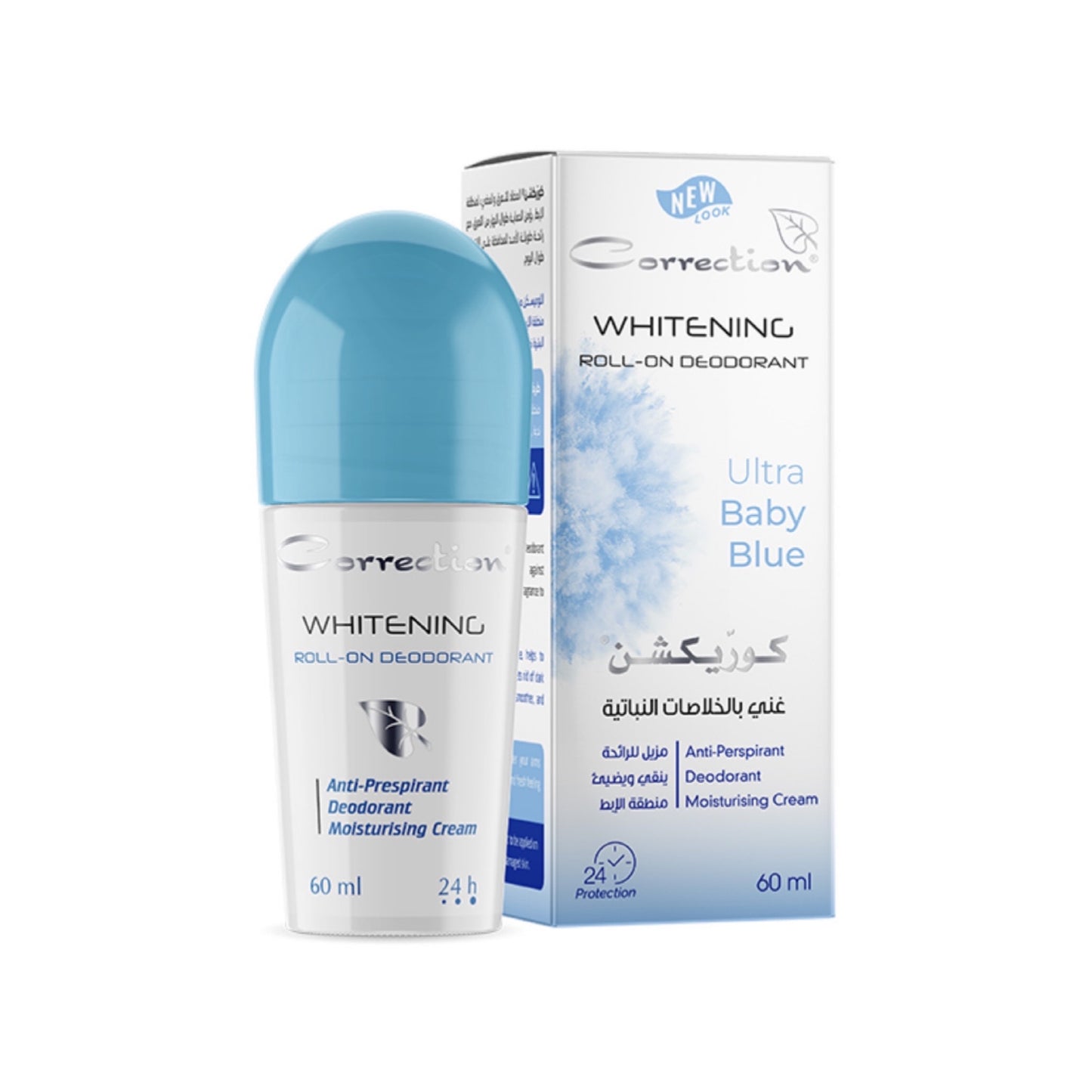 Correction Whitening Roll On Deodorant Ultra Baby Blue