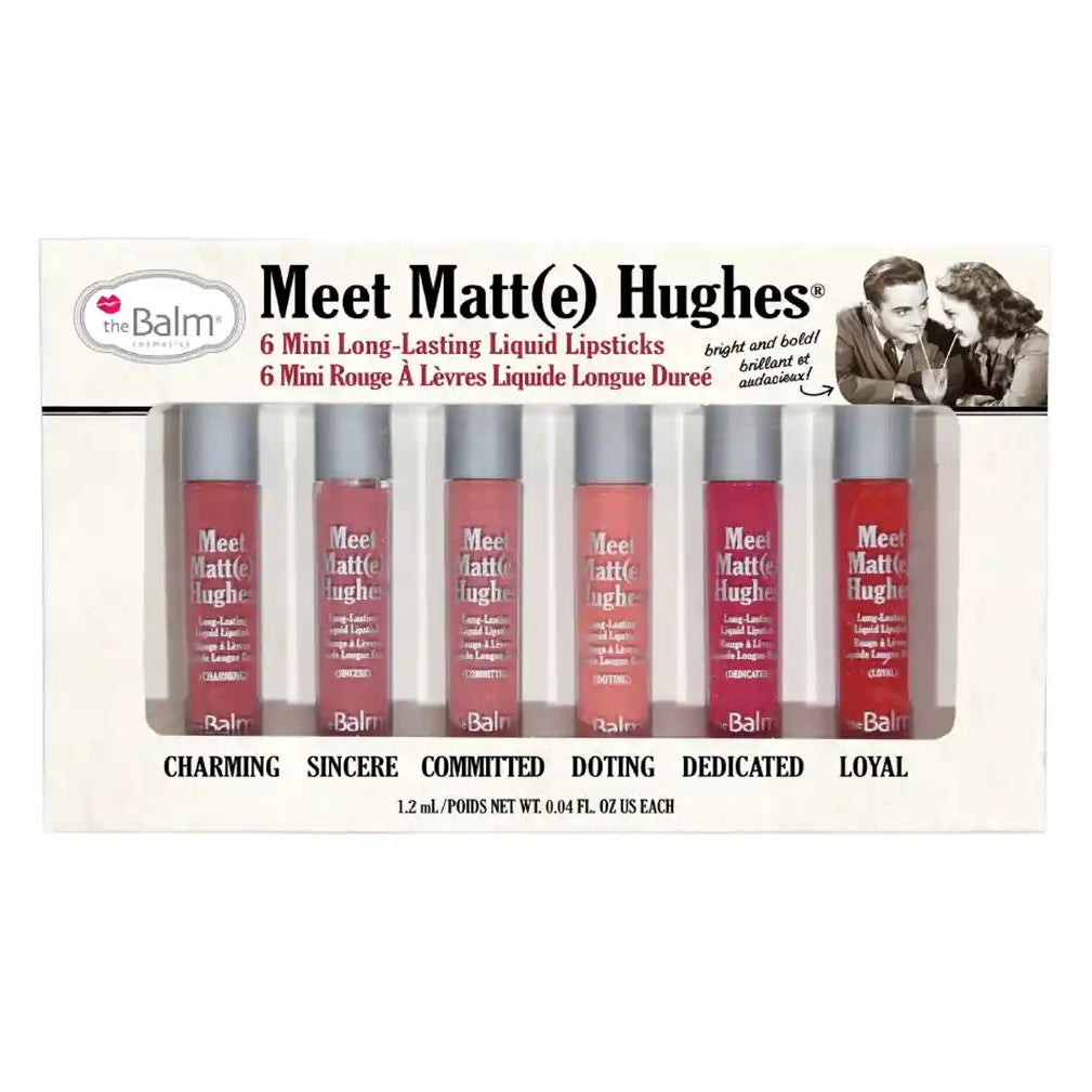 The Balm Meet Matte Hughes Mini Lipstick Set Vol. 1
