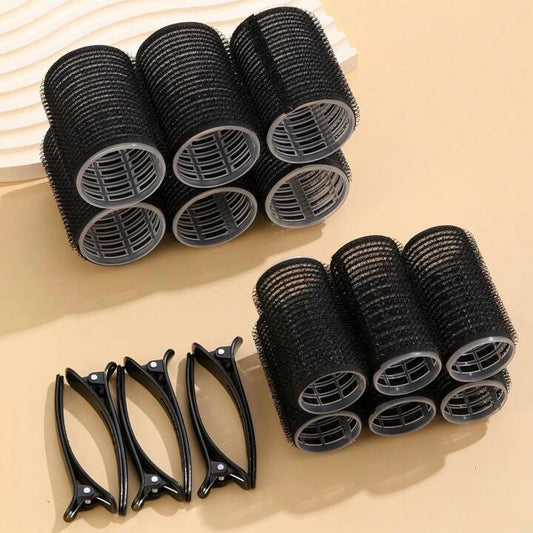 Hair Rollers With Clips 18Pcs