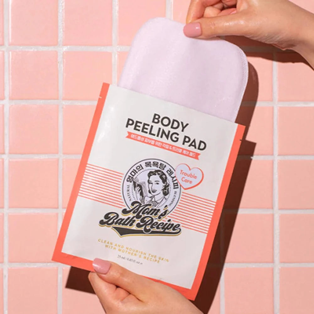 Mom’s Bath Recipe Body Peeling Pad Trouble Care