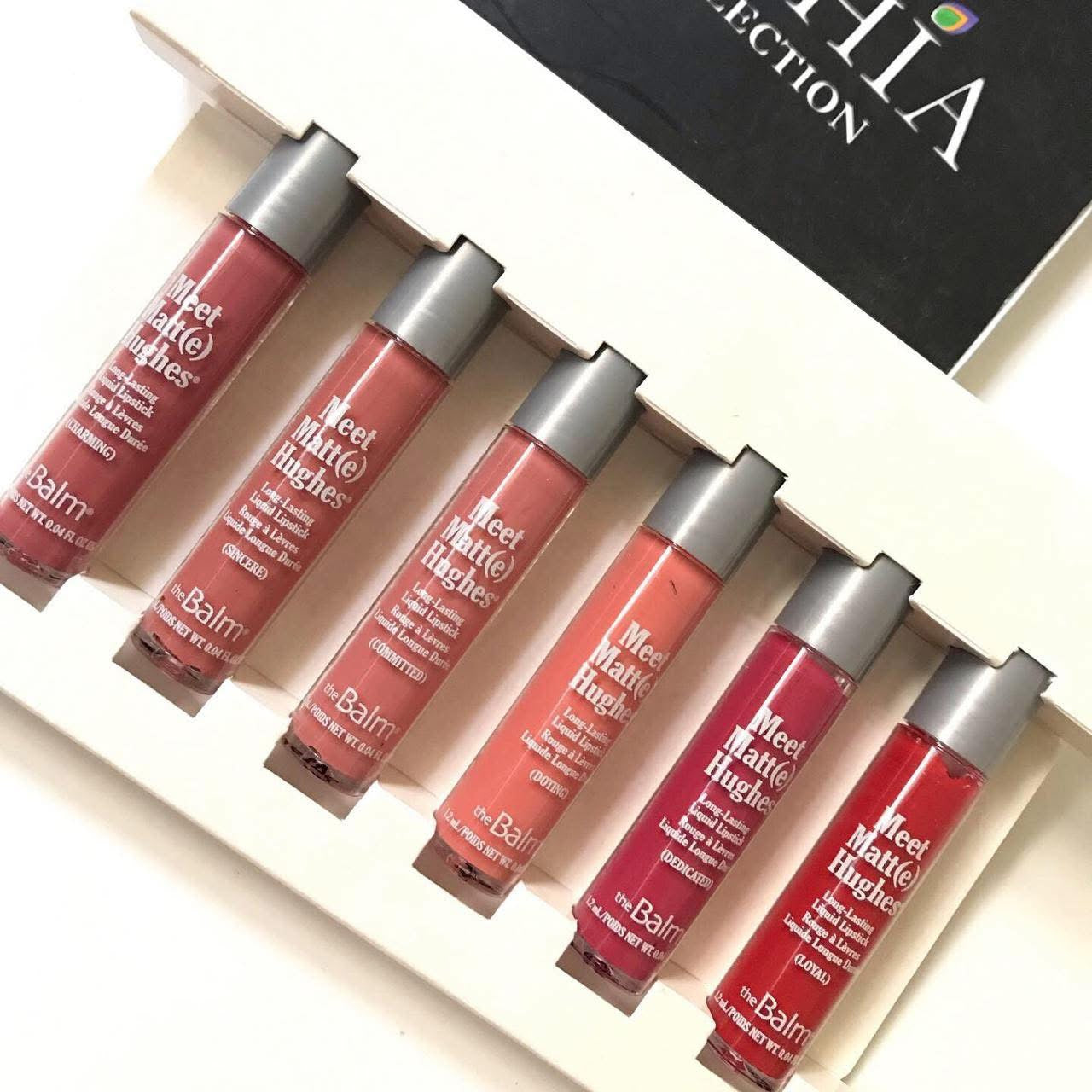 The Balm Meet Matte Hughes Mini Lipstick Set Vol. 1