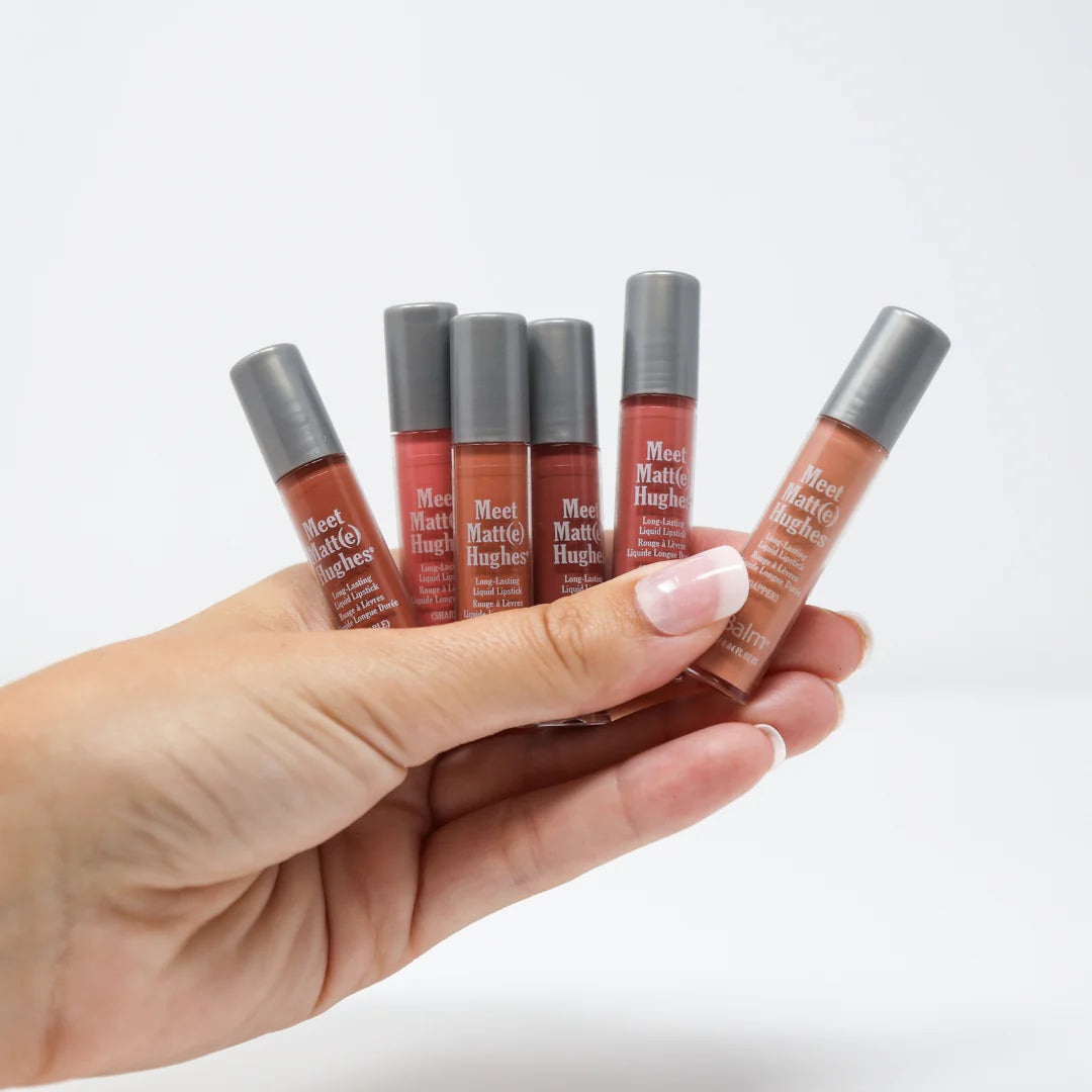 The Balm Meet Matte Hughes Mini Lipstick Set Nude