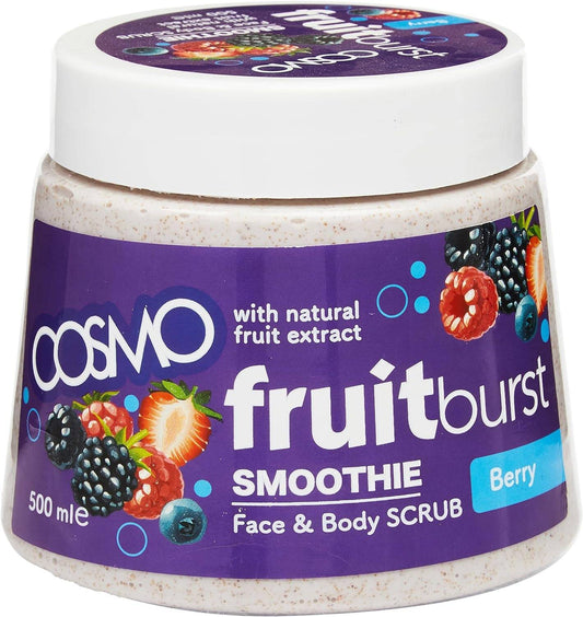 Cosmo Face And Body Scrub In Berry
