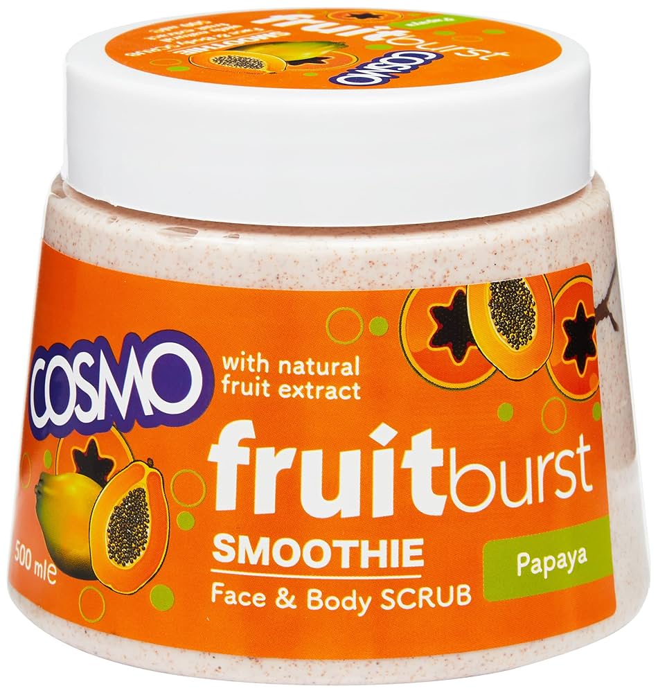 Cosmo Face And Body Scrub In Papaya