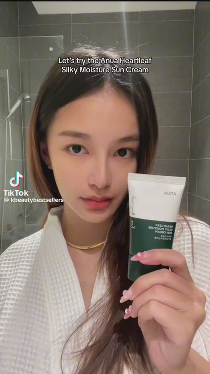 Anua Heartleaf Silky Moisture Suncream Spf50+